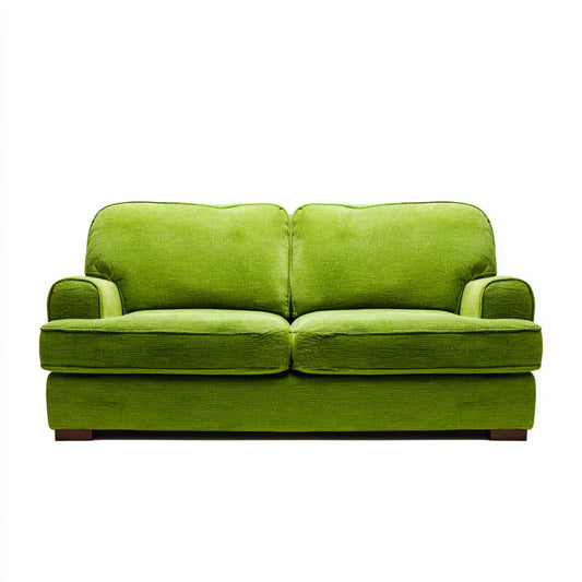 Sofa, 2-fotela Zielona 170 x 90 x 85 cm prostokątna nić poliestrowa